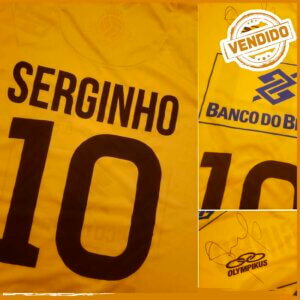 Camisa Seleção Brasileira de Vôlei - Autografada Serginho - Ação Social