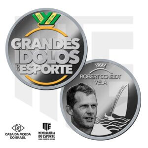 Medalha Robert Scheidt (Cuproníquel) - Série "Grandes Ídolos do Esporte"