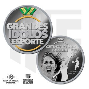 Medalha Hortência Marcari (Cuproníquel) - Série 'Grandes Ídolos do Esporte'
