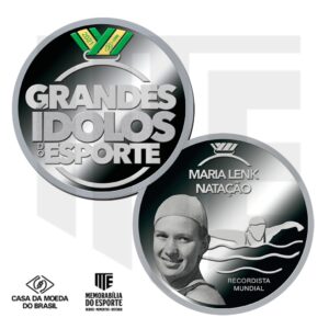 Medalha Maria Lenk (Prata) - Série "Grandes Ídolos do Esporte"