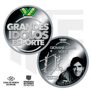 Medalha Giovane Gávio (Prata) - Série "Grandes Ídolos do Esporte"
