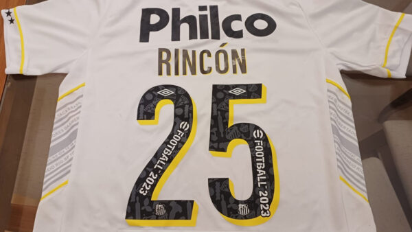 RARÍSSIMA! Camisa Santos Homenagem 'Pelé no Dicionário' (Rincón # 25) - Image 5
