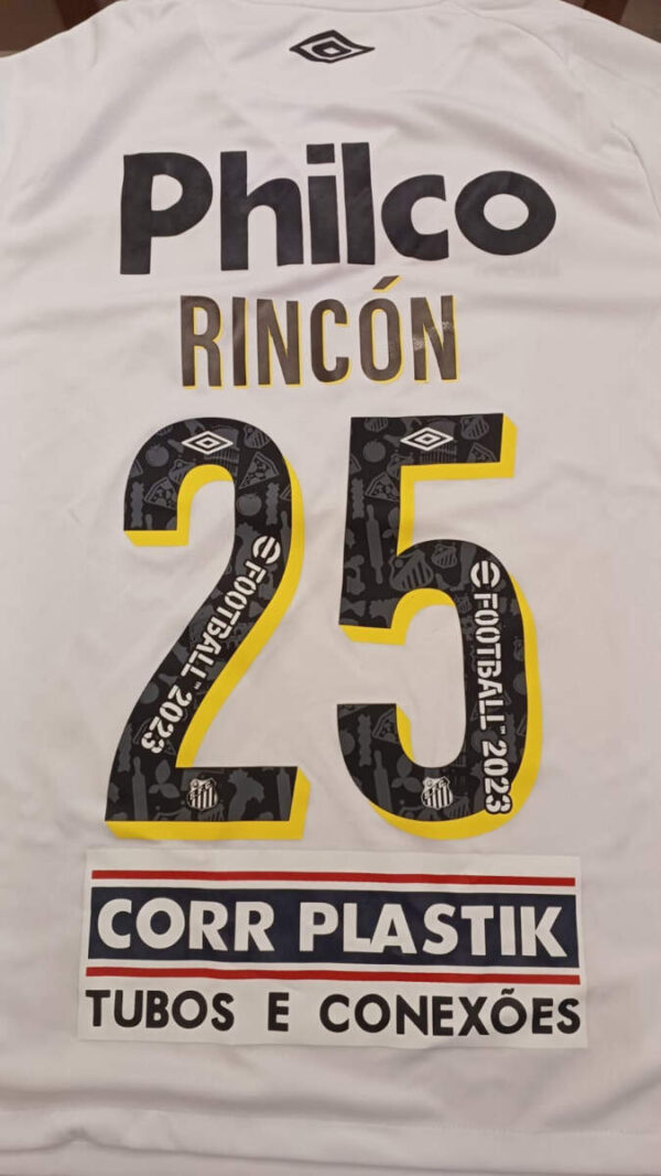 RARÍSSIMA! Camisa Santos Homenagem 'Pelé no Dicionário' (Rincón # 25) - Image 4