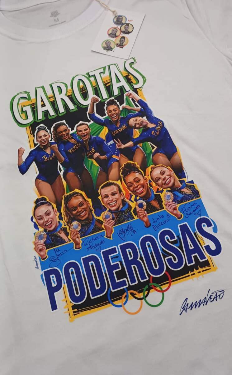 LANÇAMENTO! Camisa Comemorativa Ginástica Artística Bronze 2024 - EXCLUSIVO! - Imagem 2