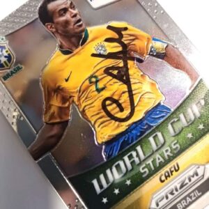 RARIDADE! Card Panini Cafu / Brasil- Autógrafo Manual - EXCLUSIVO