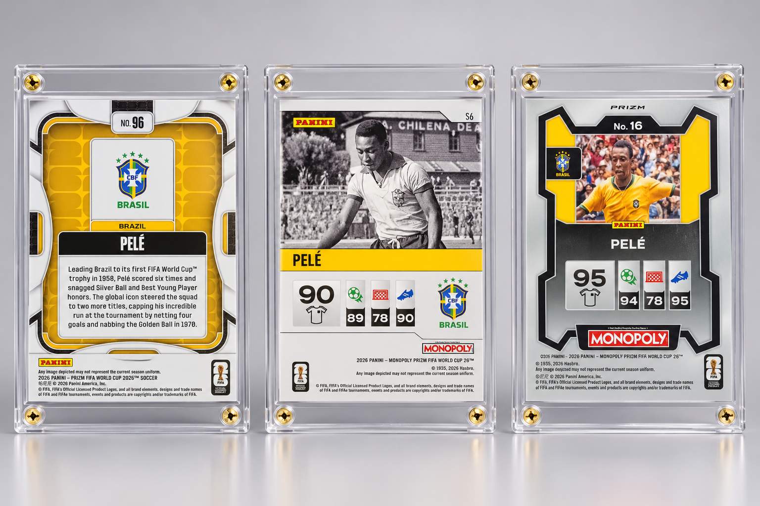 Cards Pelé - Combo de Cards Panini 2026 'Rei do Futebol' - RARIDADE! - Imagem 2