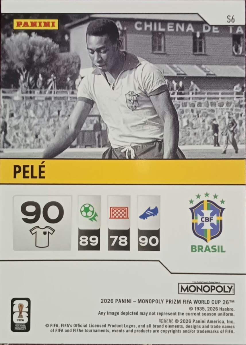 Cards Pelé - Combo de Cards Panini 2026 'Rei do Futebol' - RARIDADE! - Imagem 6